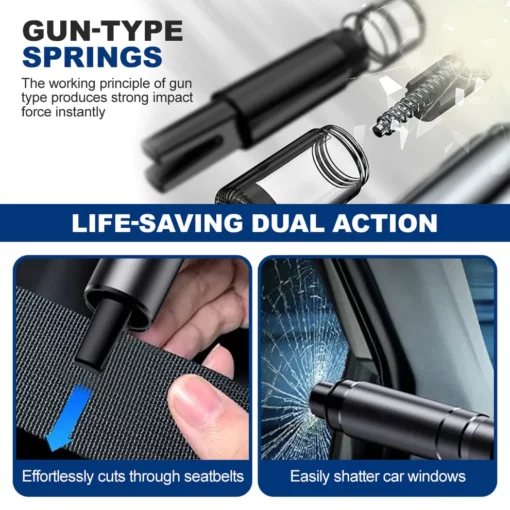 KISSHI Car Safety Emergency Hammer