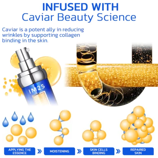 flysmus™ IM25 Skin Caviar Essence za učvršćivanje konture - Slika 4
