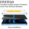 Fivfivgo™ Invisible Artifact Screen Protector -Dust Free Without Bubbles