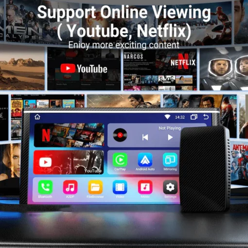 Fivfivgo™ Wireless CarPlay/ Android Auto – kuva 5