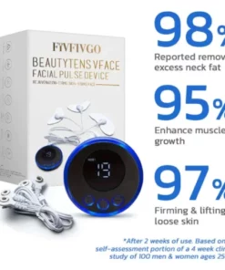 Fivfivgo™ BeautyTENS VFace Appareil à pules faciales