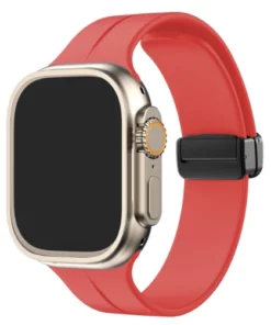 Silicone Magnetic Folding Band For Apple Watch