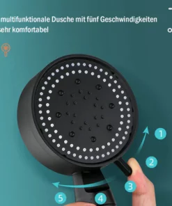 Alternative view of Multifunktionaler Hochdruck-Duschkopf