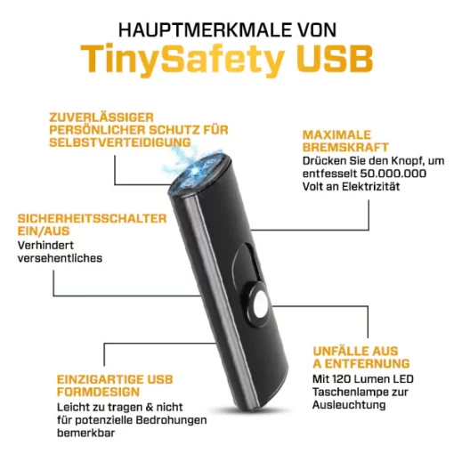 Remifa™ TinySafety 50000000 Betäubung USB-Schlüsselanhänger