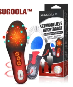 Sugoola™ ArthraRelieve & HeightBoost Far Infrared Titanium Ion Arch Support Insoles