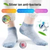 Mens Breathable Anti-bacterial Deodorant Socks