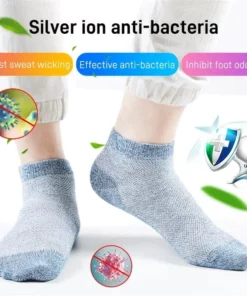 Mens Breathable Anti-bacterial Deodorant Socks