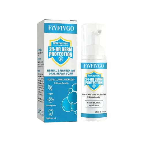 Fivfivgo™ Schiuma di riparazione orale illuminante a base di erbe