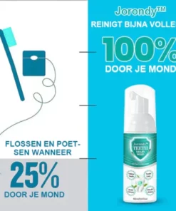 Alternative view of Jorondy™ TEETH Mondwater – Los alle orale problemen op