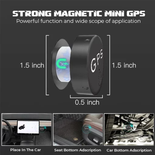 EasyRx™ 5G EasyFind InvisibleEye मिनी मैग्नेटिक GPS ट्रैकर - छवि 6