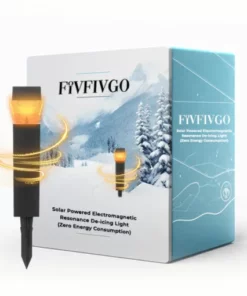 Fivfivgo™ Solarbetriebene elektromagnetische Resonanz-Enteisungsleuchte (Null-Energie-Verbrauch)