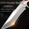 M390 carbon steel military high hardness knife