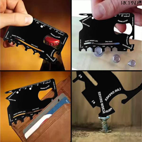 RICPIND Mehrzweck 18 in 1 Überlebenstasche Kartenwerkzeug - Image 2