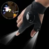 LED gloves with waterproof lighting
