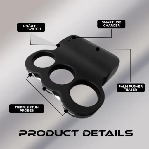 Oveallgo ThunderFist 28,000,000 Ultra Volt High Performance Stun Ring