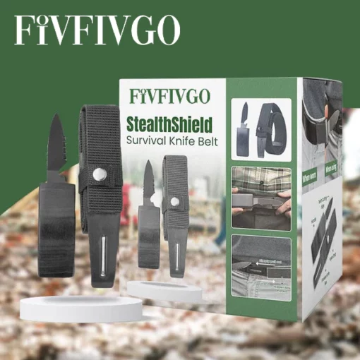 Fivfivgo™ StealthShield Überlebensmesser-Gürtel