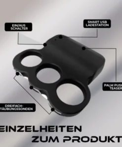 Alternative view of Fivfivgo™ ThunderFist Hochleistungs-Elektroschockring mit 28.000.000 Volt