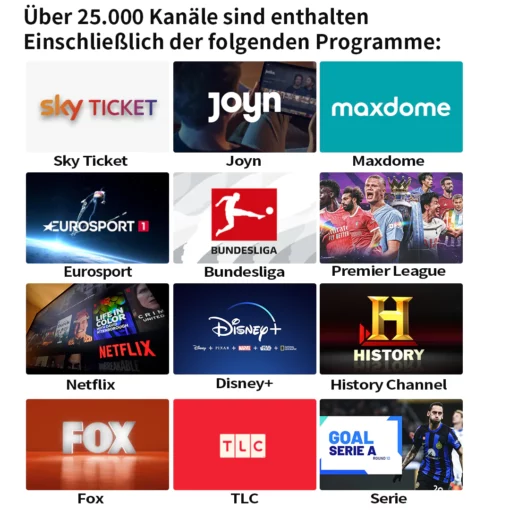 TIMNAMY™ TV-Streaming-Gerät – kostenloser Zugang zu allen Kanälen – keine monatliche Gebühr - Image 5