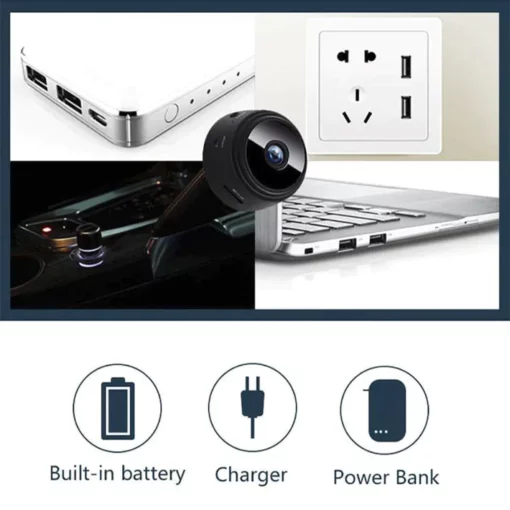 Fivfivgo™ HD Night Vision Mini Wifi-kamera - Ofbylding 8
