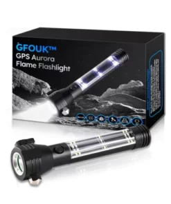 GFOUK™ GPS Aurora Flame Flashlight