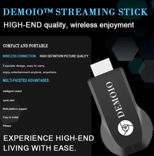 DEMOIO™ Streaming Stick - Access all channels for FREE