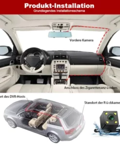 Alternative view of Seurico™ Drei-Kanal Dash Cam mit IR Nachtsicht und G-Sensor