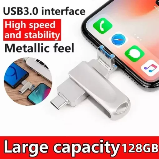 Large-capacity four-in-one mobile phone expansion flash drive