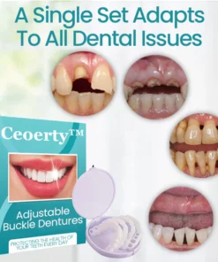 Alternative view of Ceoerty™ Adjustable Buckle Dentures