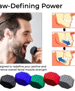 Fivfivgo™ Kautrainings-Kiefer-Masseter-Ball-Übungsgerät