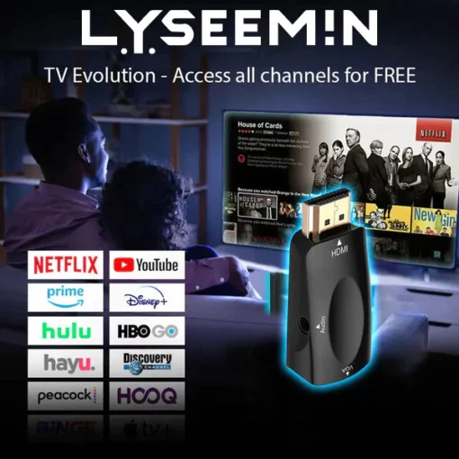 Lyseemin™ Smart TV Streaming Box