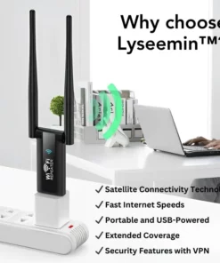 Alternative view of Lyseemin™ Tragbarer Satellit WiFi USB