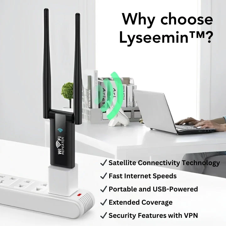 Lyseemin™ Tragbarer Satellit WiFi USB - Image 2