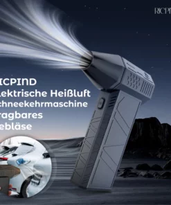RICPIND Elektrische Heißluft Schneekehrmaschine Tragbares Gebläse