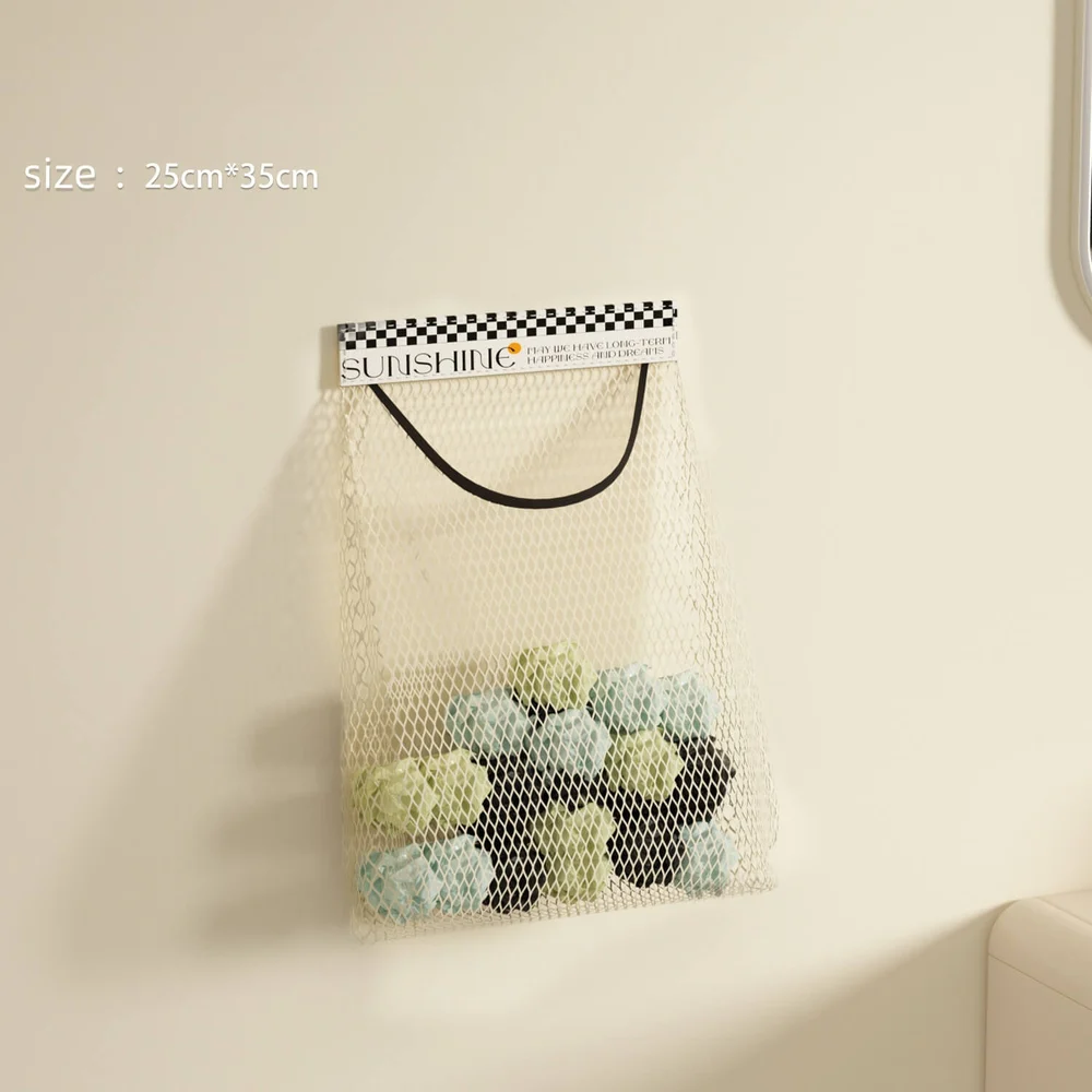 Multipurpose Velcro storage net bag