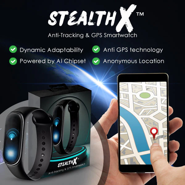 STEALTHX Anti-Tracking & GPS Smartwatch