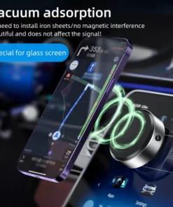 Magnetic cell phone holder