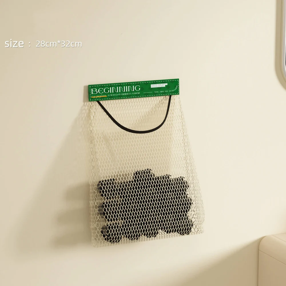Multipurpose Velcro storage net bag