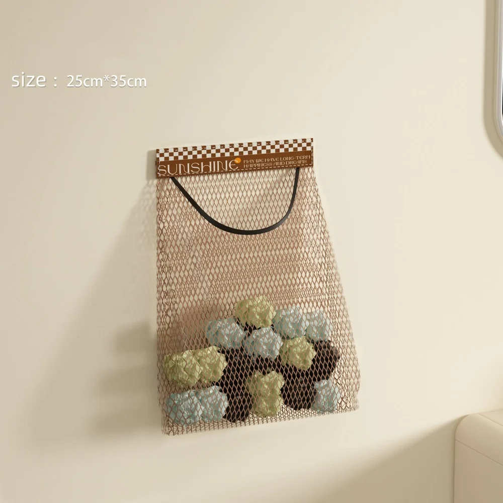 Multipurpose Velcro storage net bag