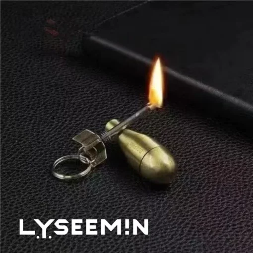 Lyseemin Portable Waterproof Flint Fire Starter Match