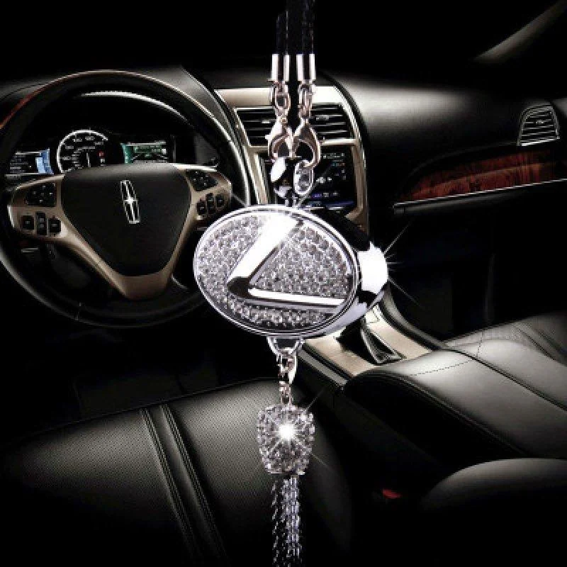 Car Perfume Pendant High-end Car Rearview Mirror Diamond Pendant
