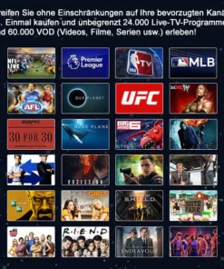 Furzero™Smart TV Streaming Box - Zugriff auf alle Kanäle kostenlos