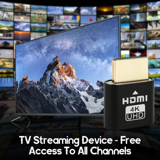 Ceoerty™ TV Streaming Device – Free Access to All Channels