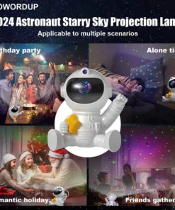 Alternative view of NOWORDUP™ 2024 Astronaut Starry Sky Projection Lamp 🌌👩‍🚀✨