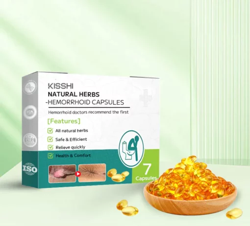 Kisshi™ Natural Herbal Strength Hemorrhoid Capsules
