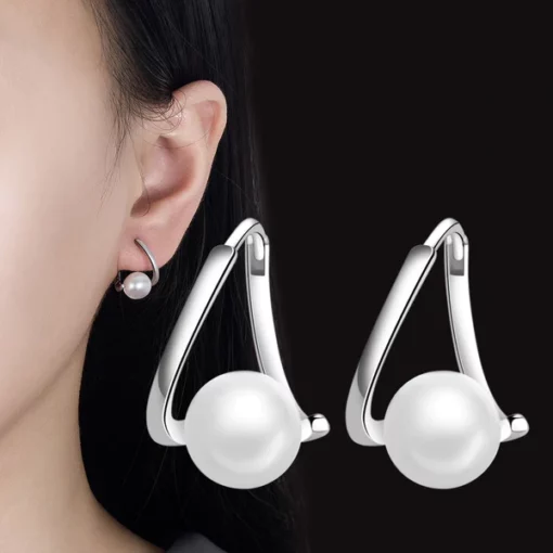 CZTICLE™ Lymphvity Magne Therapy Germanium Pearl Earrings
