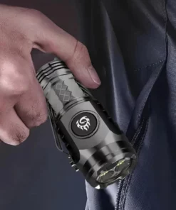 German Three-eyed Monster Mini Flash Super Power Flashlight