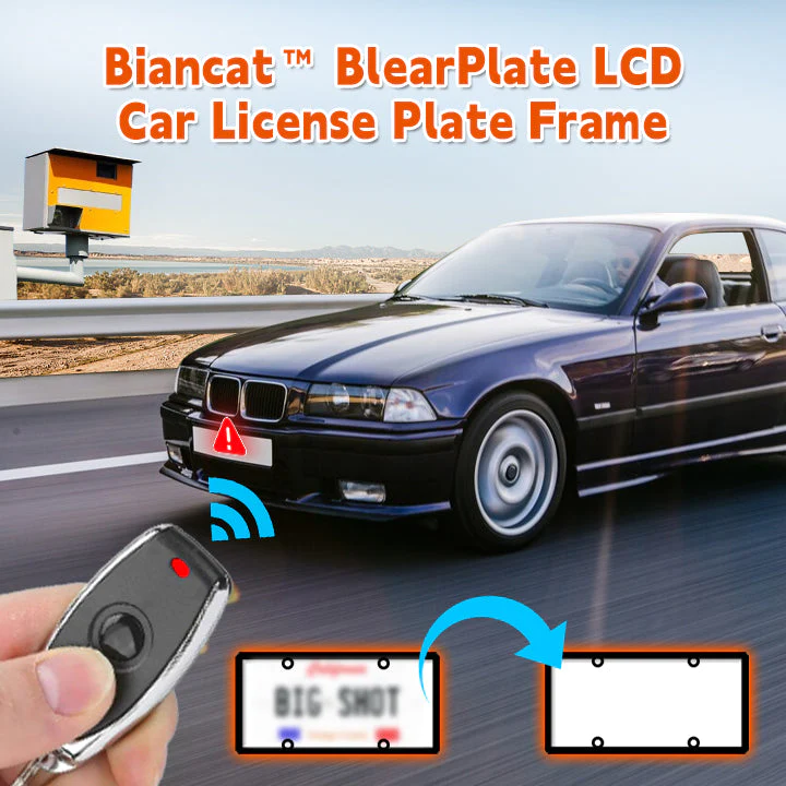 Biancat BlearPlate LCD Car License Plate Frame