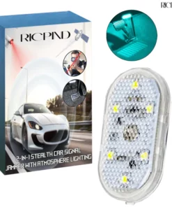 RICPIND 2-in-1 Stealth Car Signal Jammer with Atmosphere Lighting