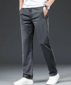 MEN'S STRAIGHT ANTI-WRINKLE CASUAL PANTS