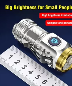 Alternative view of German Three-eyed Monster Mini Flash Super Power Flashlight